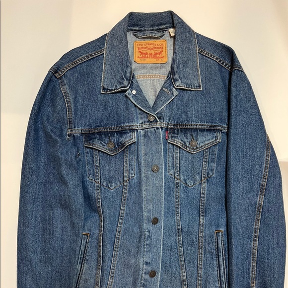 Levi's 72334-0145 Denim Jacket (Men's Size S) cotton blue type Vintage Second Hand